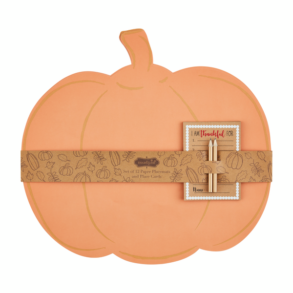 THANKSGIVING PLACEMAT & CARD SET