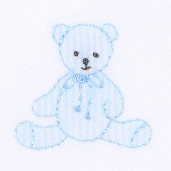 My Teddy Footie - Blue: Preemie