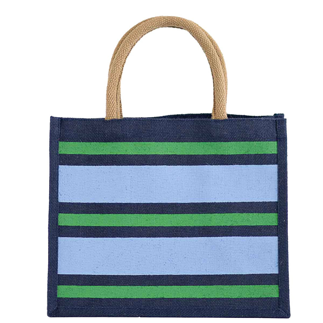 Stripe Gift Tote Royal/Palace/Palm