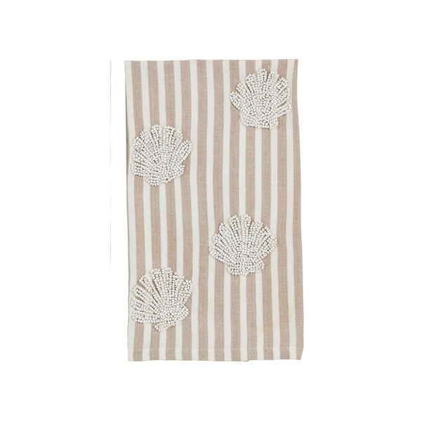 Fan Shell Beaded Sea Towel
