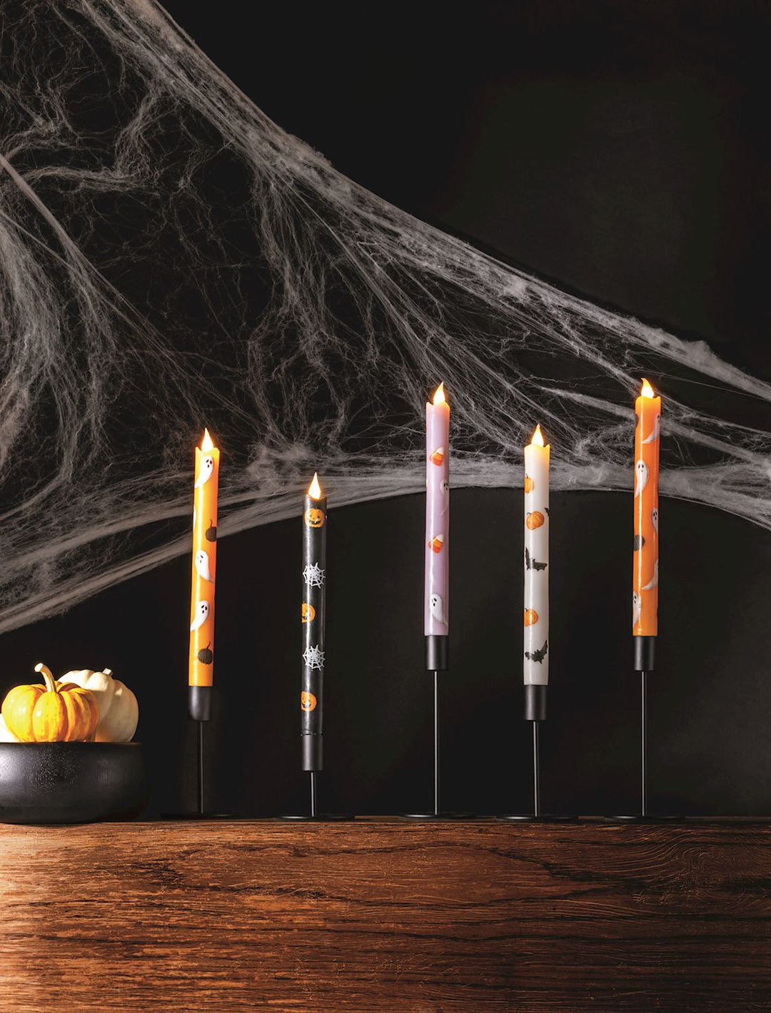 HALLOWEEN LED TAPERS-4A
