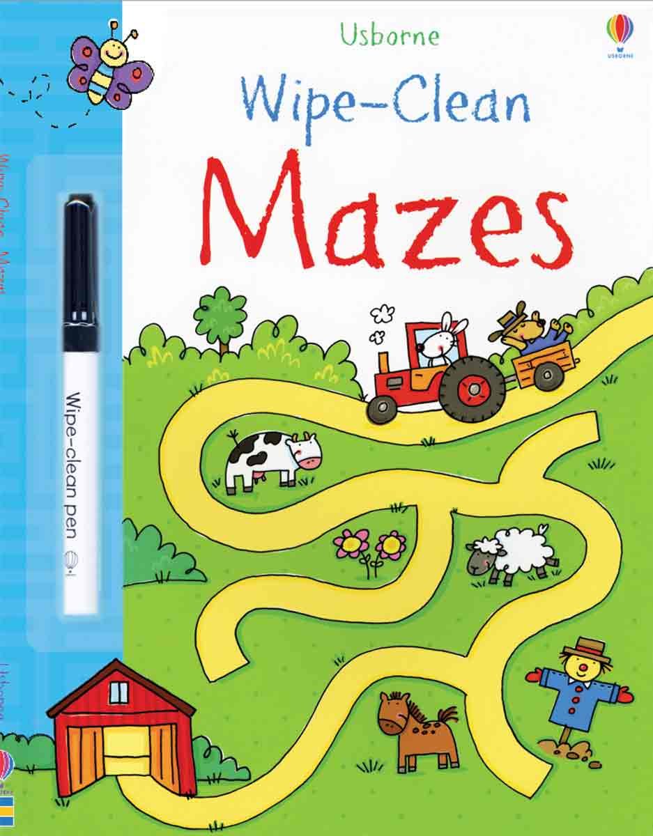 Wipe-Clean: Mazes - book