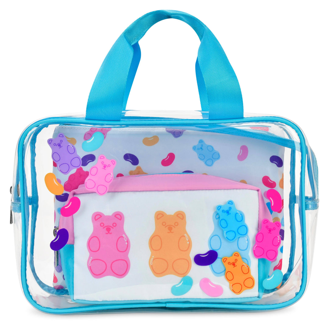 JELLY BEARS COSMETIC BAG TRIO