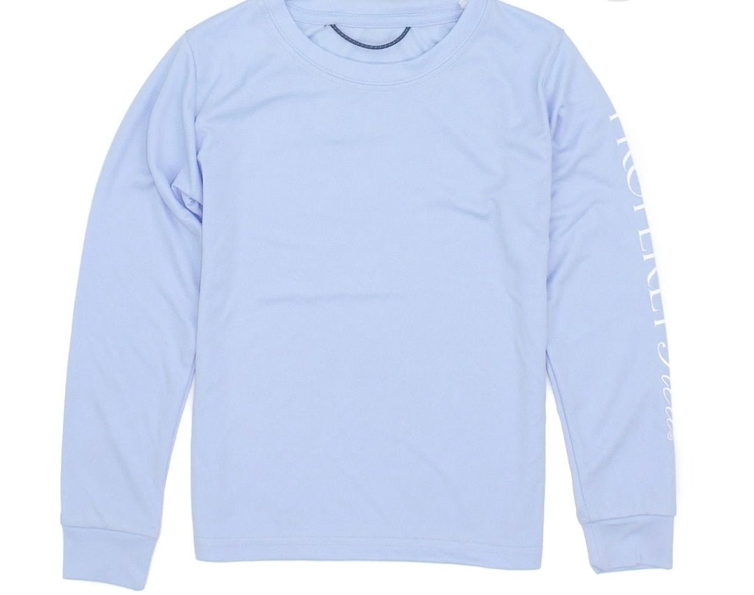 Boys Tidal Rashguard Light Blue