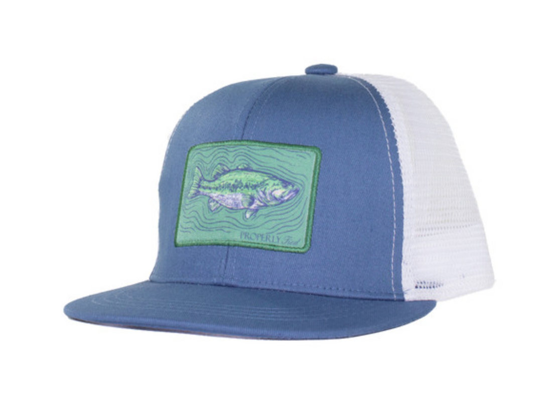 Boys Trucker Hat Spotted Bass
