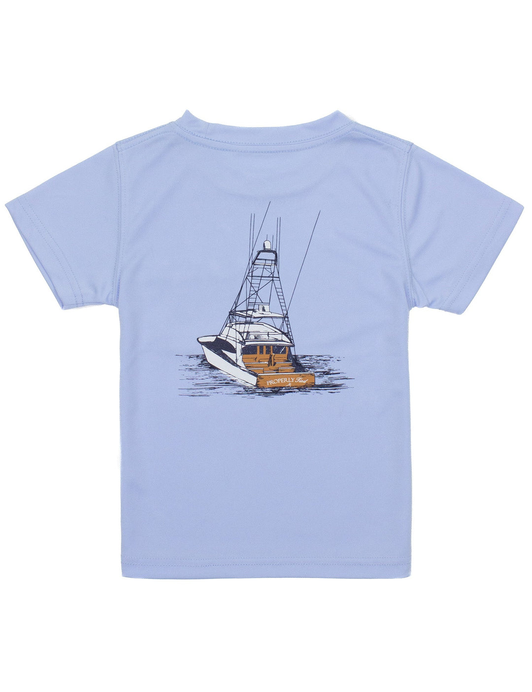 Boys Performance Tee SS Deep Waters Light Blue