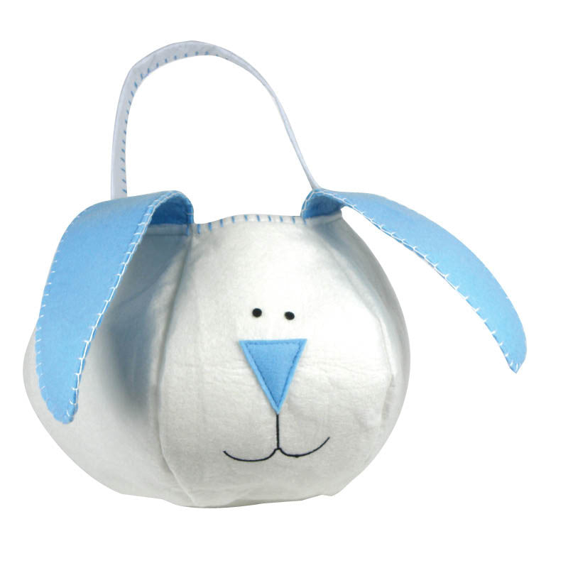 Blue Loppy Eared Bunny Basket