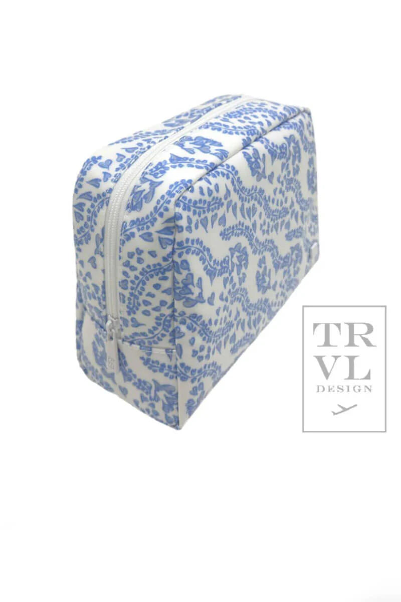 Luxe Gloss Wash Bag Med - All Heart Blue