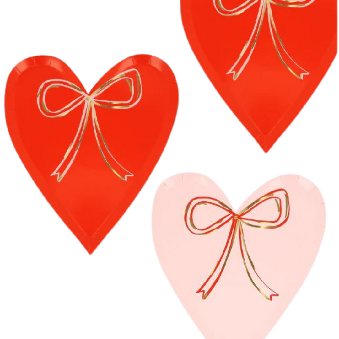 HEART WITH BOW NAPKINS