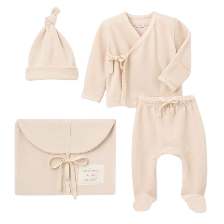 Velour Layette Gift Set