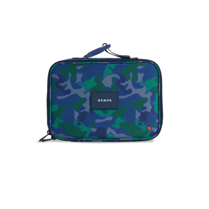 Lunchbox Rodgers in Blue & Green Camo by State