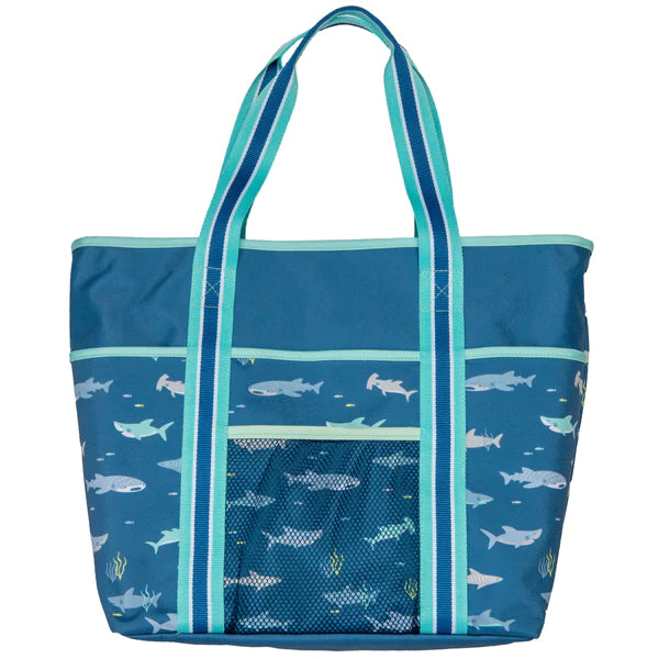 Beach Tote Shark Print by Stephan Joseph
