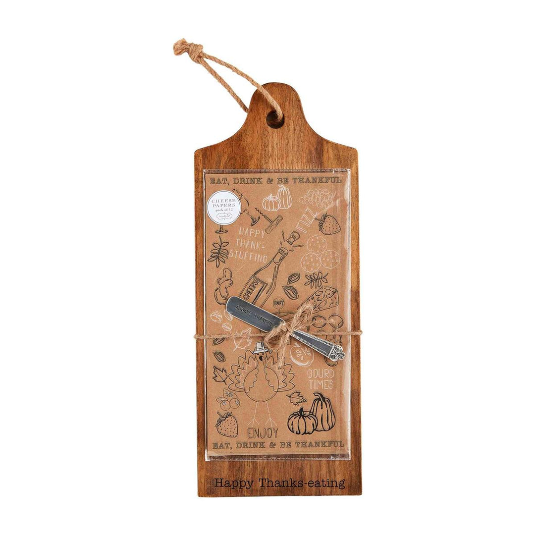 Thanksgiving Cheese Board Set by Mud Pie