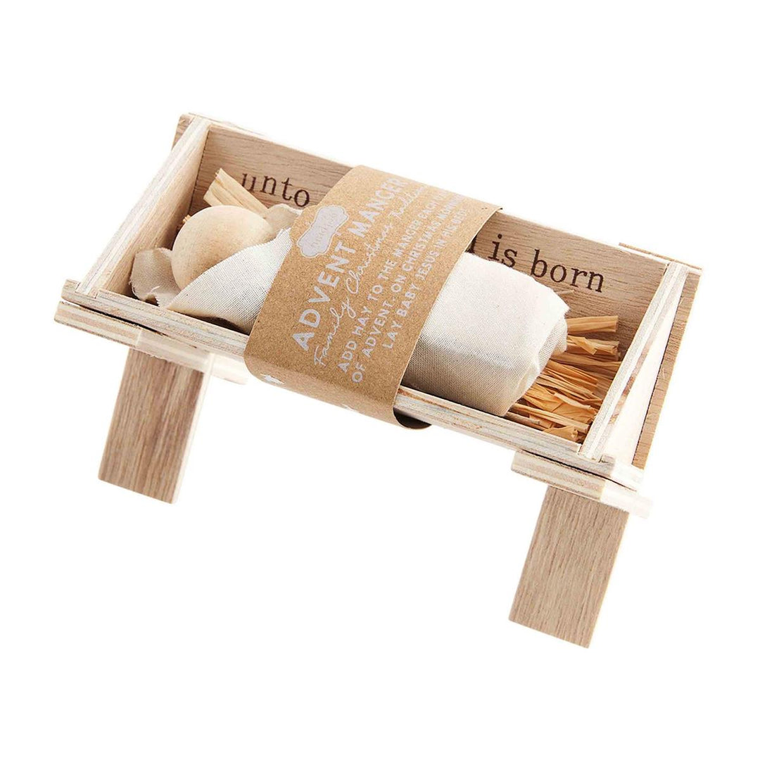 Advent Manger by Mud Pie