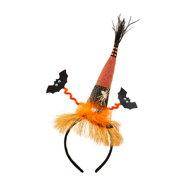 Witch Hat with Bats Headband