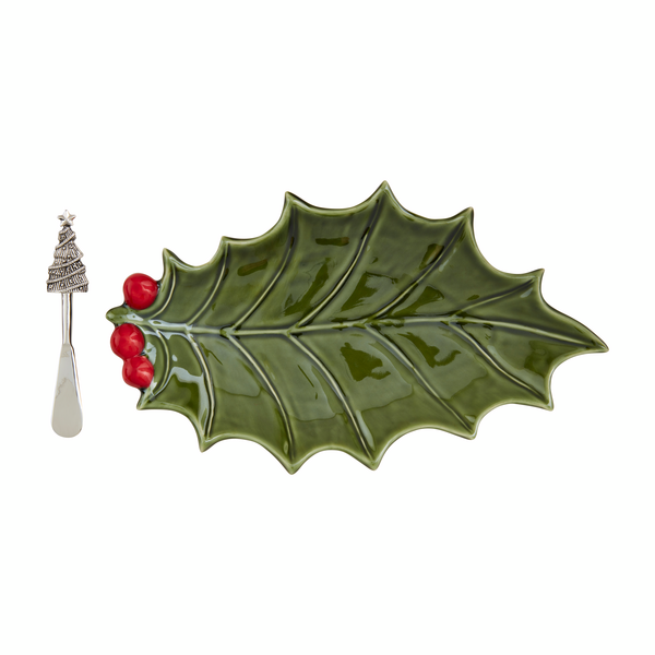 Holly Platter Set