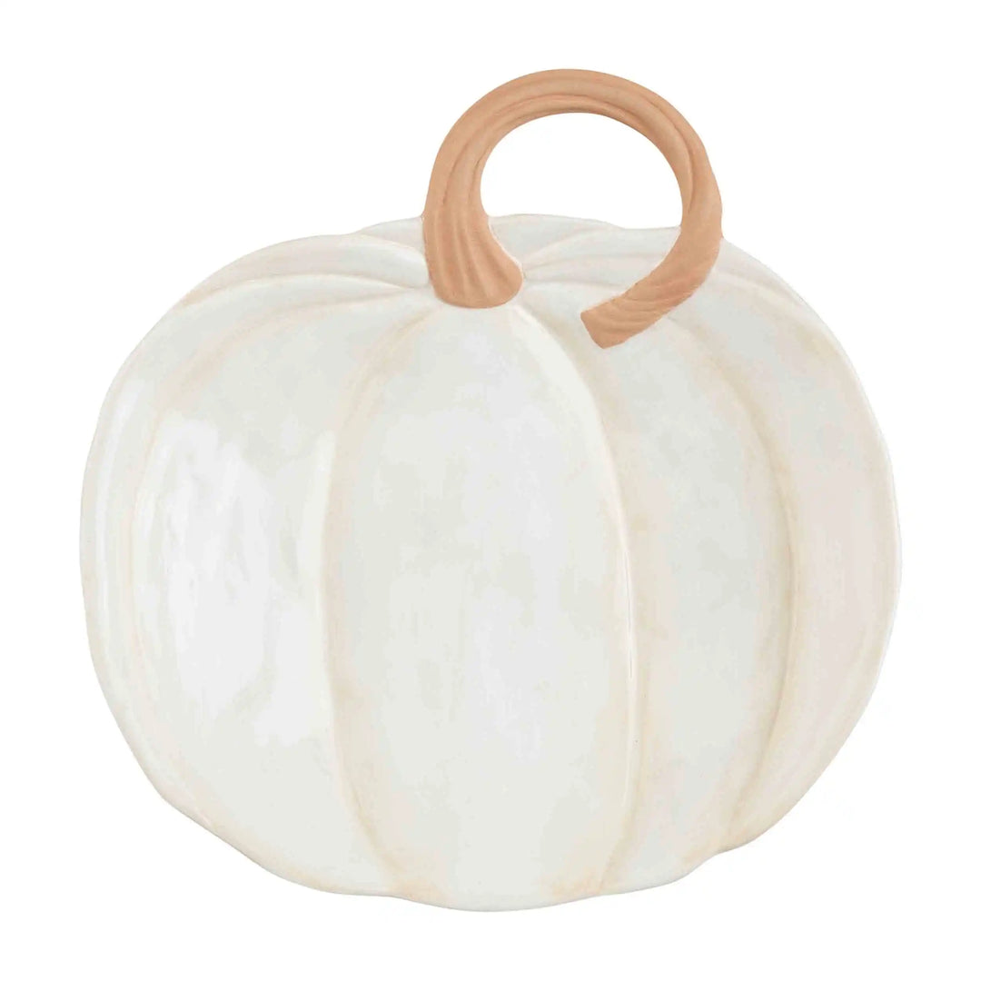 White Pumpkin Bowl by Mud Pie