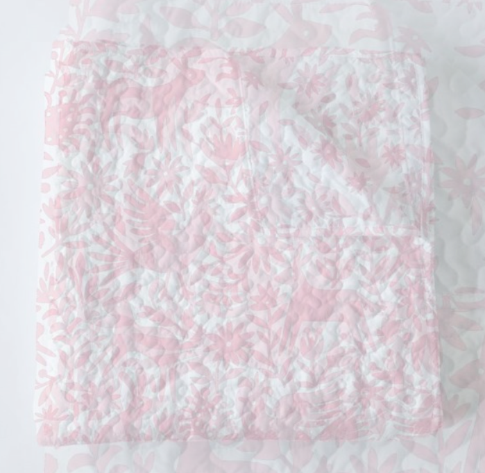 Piper Otomi Light Pink Baby Blanket