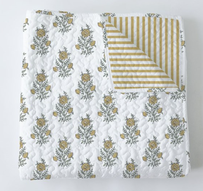 Claire Baby Blanket in Yellow