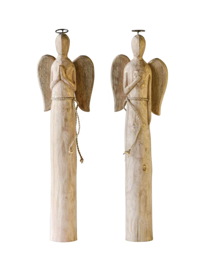 Mango Wood Angel