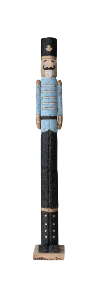 Hand-painted Mango Wood Nutcracker