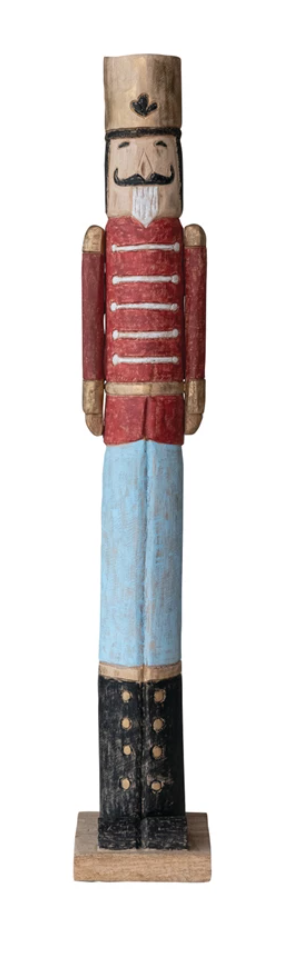 Hand-painted Mango Wood Nutcracker