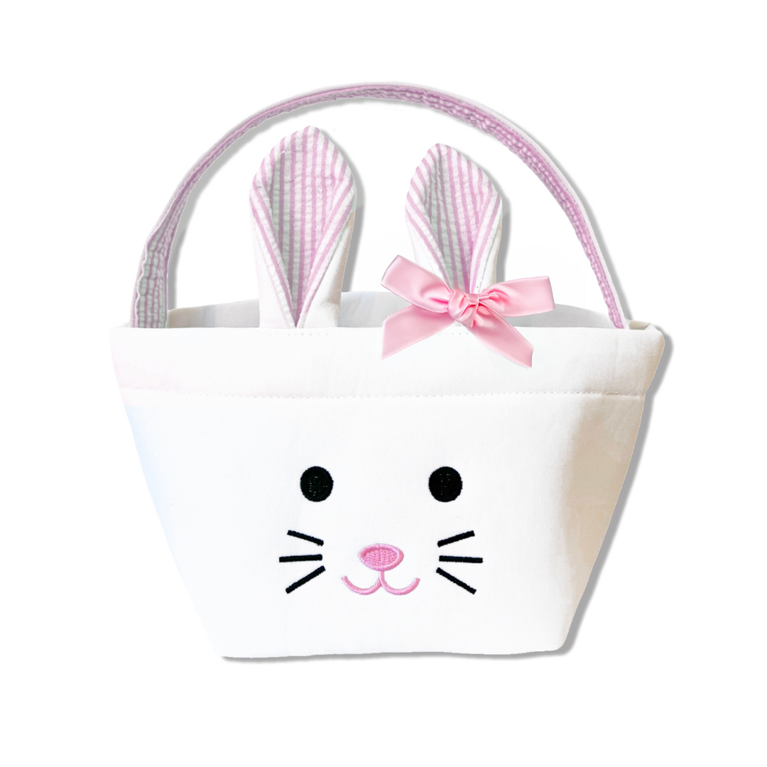 Bits & Bows Bunny Basket, Lavender