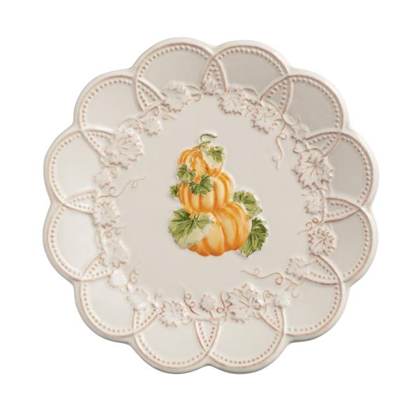 PUMPKINS GATHER SALAD PLATE