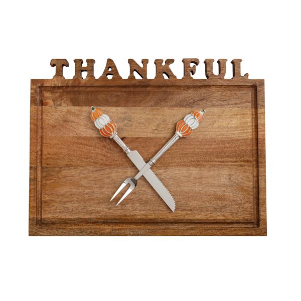 THANKFUL CARVING BOARD SET