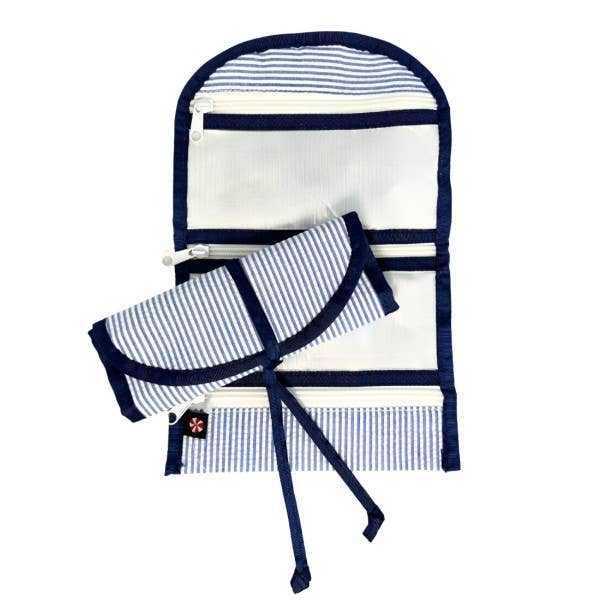 Mini Hang Around Navy Seersucker | Mint