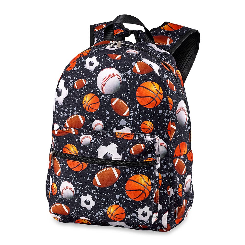 Splatter Sport Canvas 2-Zipper Backpack