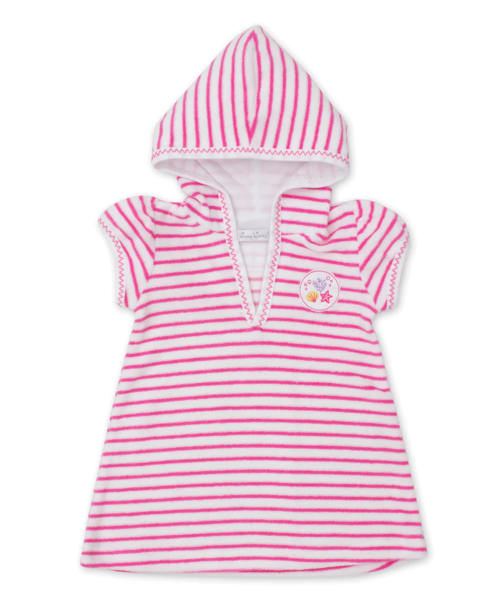 Kissy Kissy Mermaid Terry Cover Up