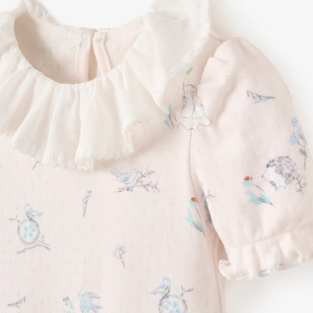 Baby Bubble Whimsical Meadow Mouse Print by Elegant Baby