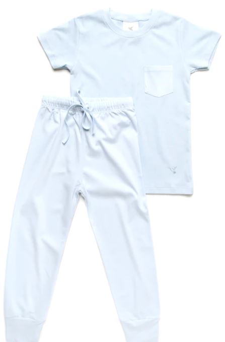Millie Marie Sam the Jogger Set in Light Blue