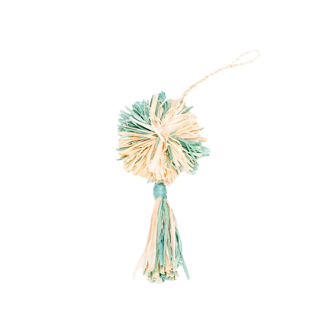 Mist Pom Pom & Tassel Ornament by Kazi