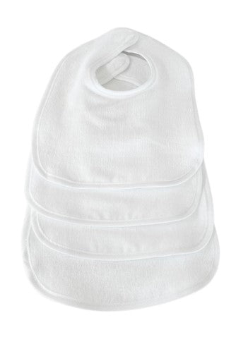 Set of 4 Terry Bibs
