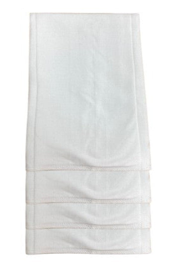 White Cotton Burp Gift Set of 2