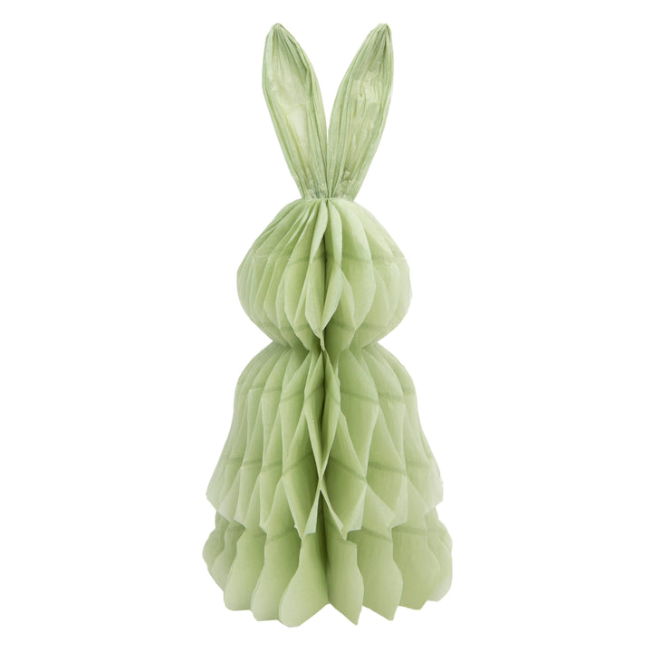 Green Easter Bunny Honeycomb Decoration, Spring Décor