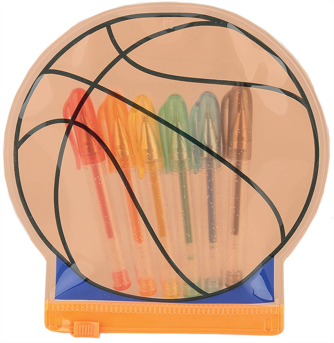 Basketball Mini Gel Pen Set