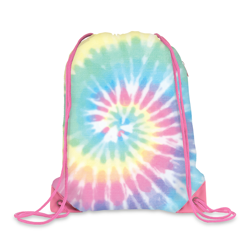 Pastel Delight Tie-Dye Canvas Sling Bag