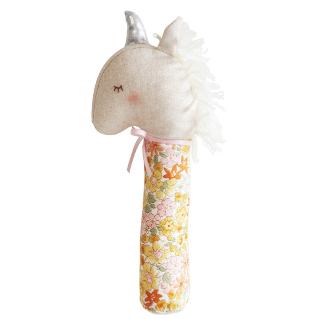 Alimrose, Yvette Unicorn Squeaker Sweet Marigold