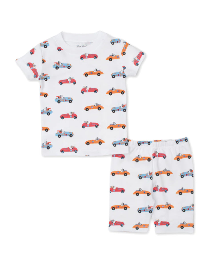 Kissy Kissy Speedway Pups Pajama Short Set