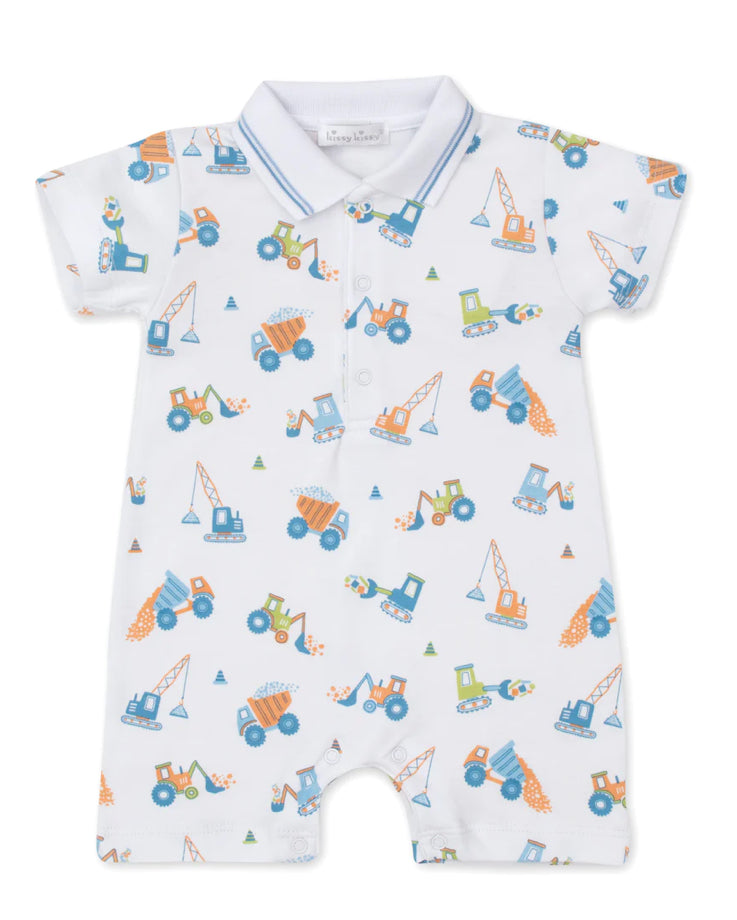 Kissy Kissy Construction Convoy Short Playsuit