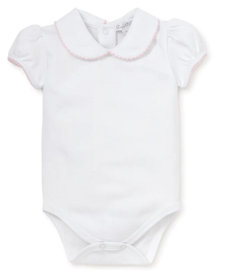 Kissy Kissy Basics With Pink Trim Collar