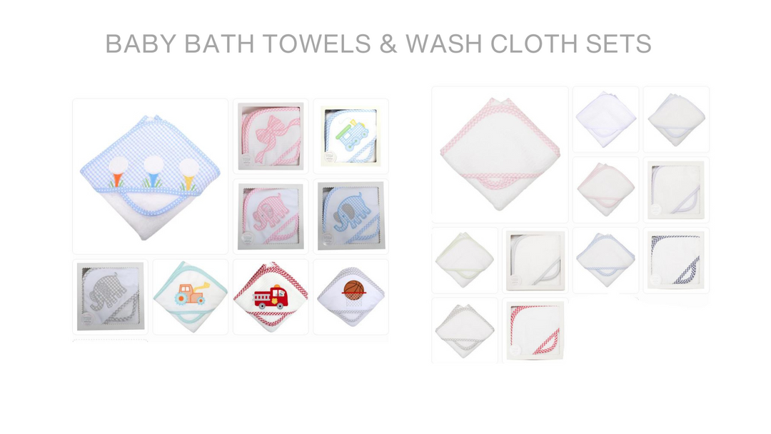 Baby Bath Towel & Wash Cloth Sets