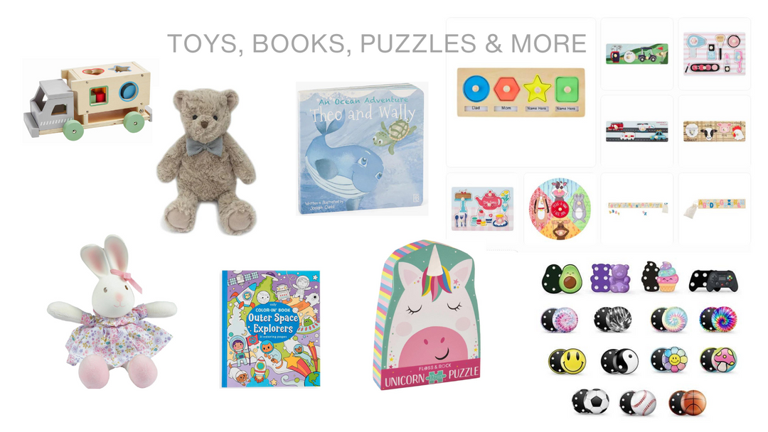 TOYS, BOOKS, PUZZLES & MORE