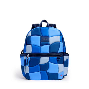 STATE Kane Backpack Blue Puffer Check