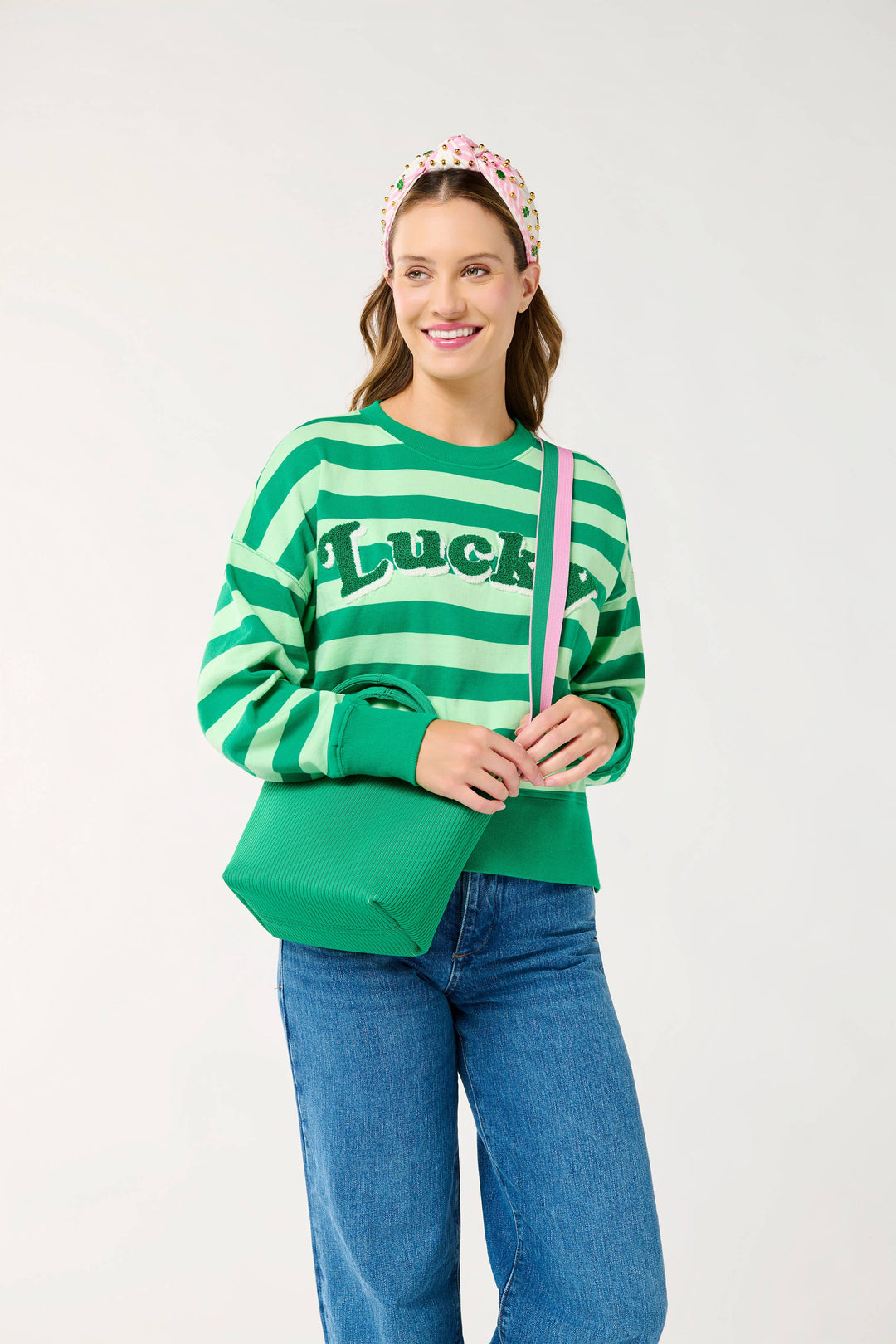 ROBBIE MINI TOTE: GREEN