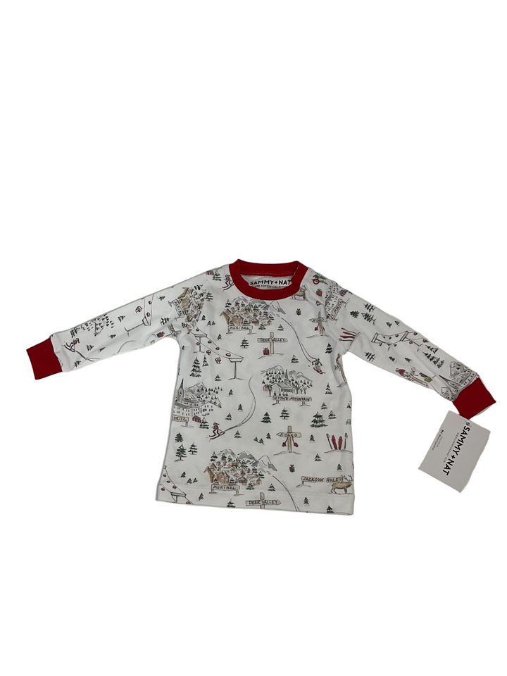 Ski Around the World two Piece PJ