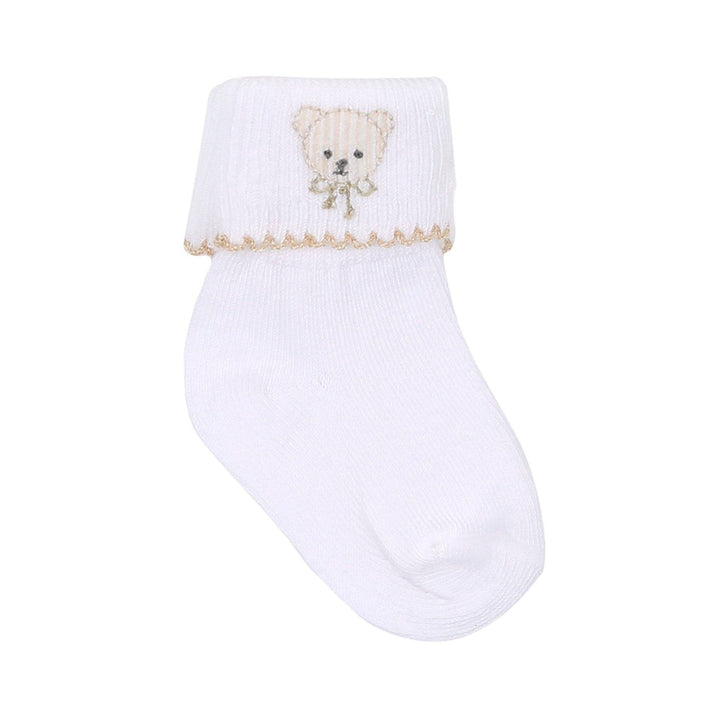 My Teddy Socks - Ivory: Newborn